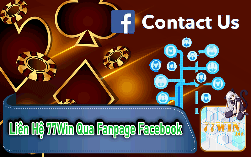 Liên Hệ 77Win Qua Fanpage Facebook